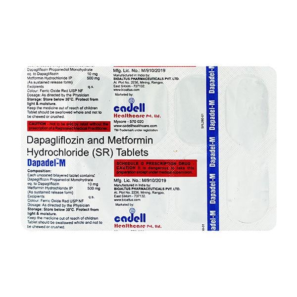 DAPADEL M Tablet 10's