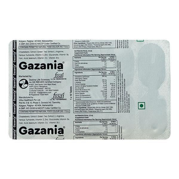 GAZANIA Tablet 10's