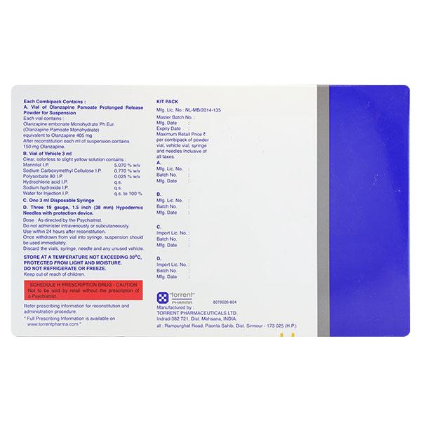 Tolaz LA 405mg Injection 1's