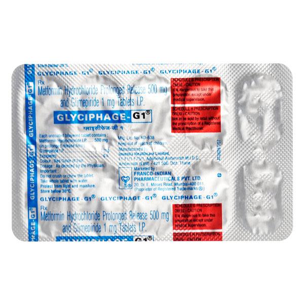 Glyciphage G1 Tablet 10'S
