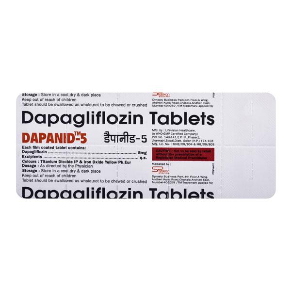 DAPANID 5 Tablet 10's