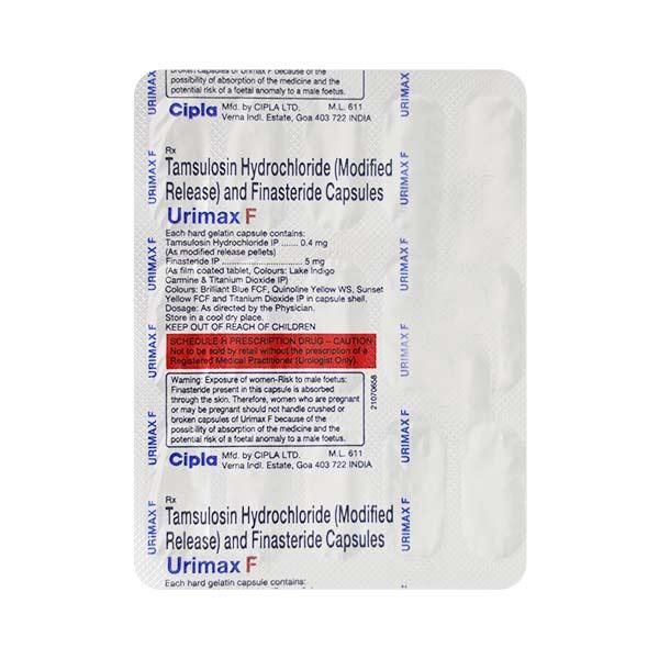 Urimax F Capsule 15'S