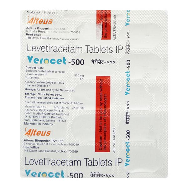 VEROCET 500mg Tablet 15's