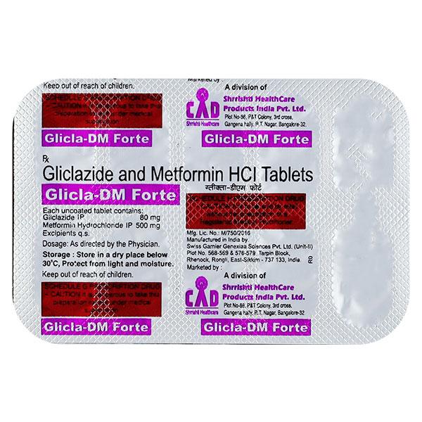GLICLA DM FORTE Tablet 10's