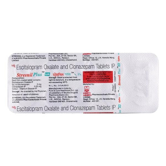 STRESNIL PLUS 5.25 Tablet 10's