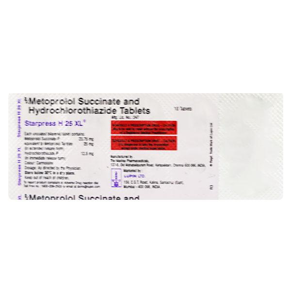 Starpress H XL 25mg Tablet 10'S