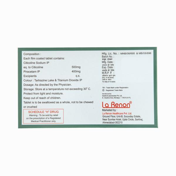 Colihenz P 400mg Tablet 10'S