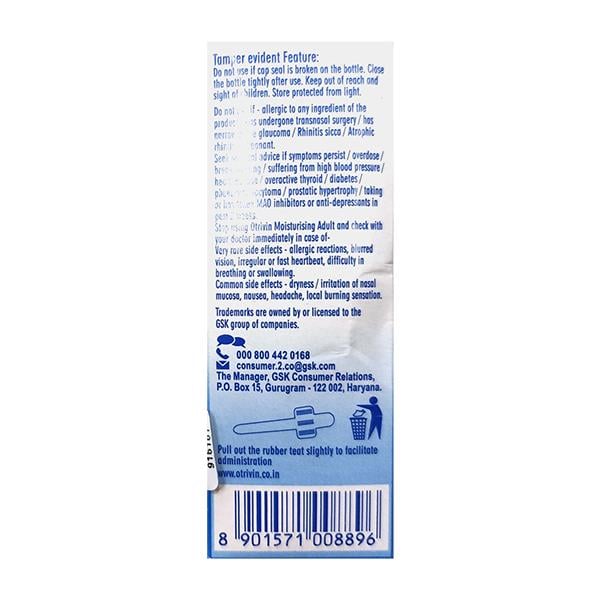 OTRIVIN MOISTURISING ADULT Nasal Drops 10ml