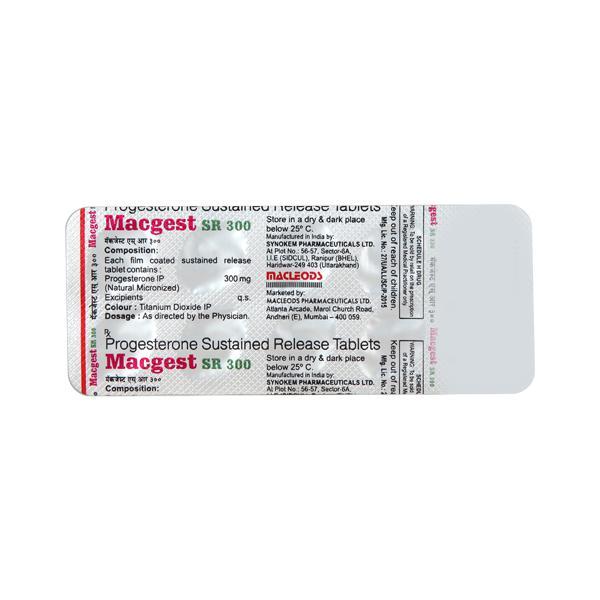 Macgest SR 300mg Tablet 10'S