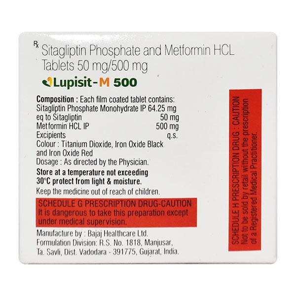 LUPISIT M 500 Tablet 10's