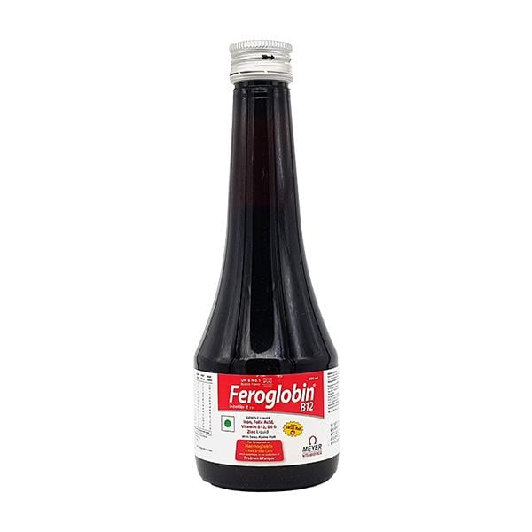 Feroglobin B12 Delicious Taste with Malt Honey Orange Extract Syrup 200ml