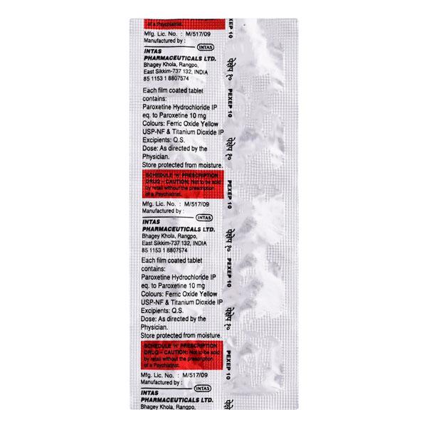 Pexep 10mg Tablet 10'S