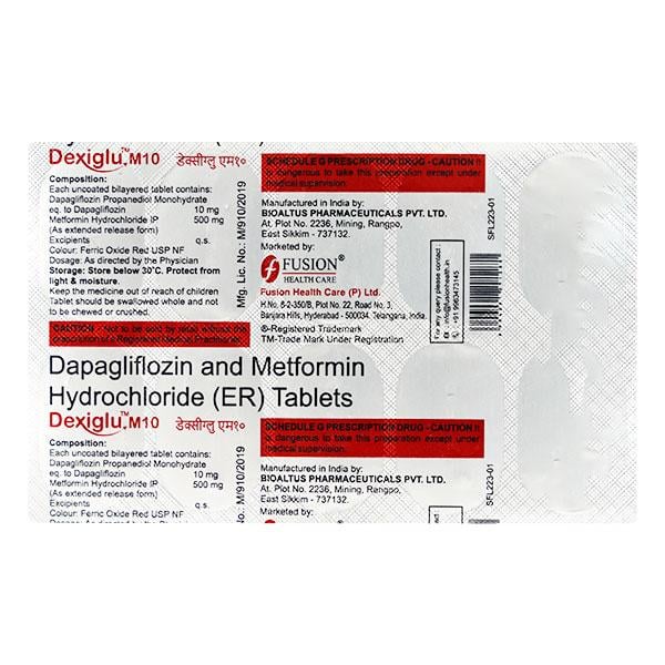 DEXIGLU M 10 Tablet 10's