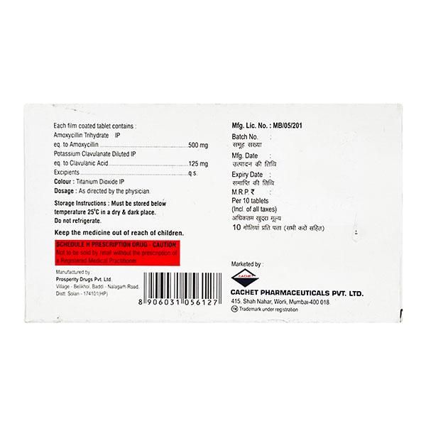 COMBILOX CV 625 Tablet 10's