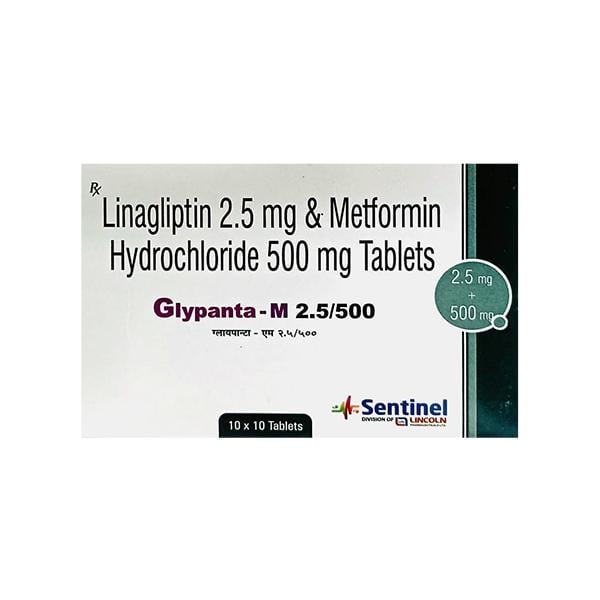 GLYPANTA M 2.5/500 Tablet 10's
