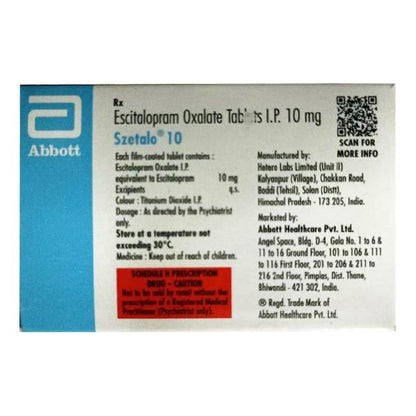 SZETALO 10mg Tablet 15's