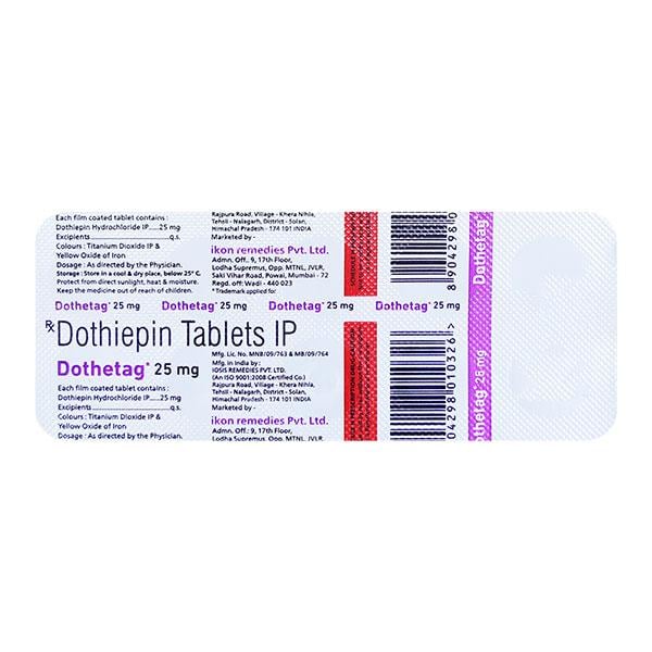 DOTHETAG 25mg Tablet 10's