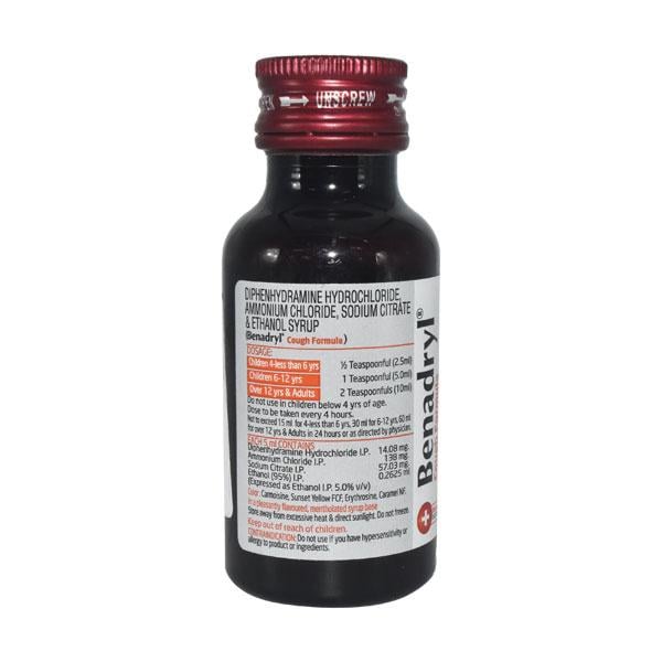 Benadryl Cough Formula Syrup 50ml