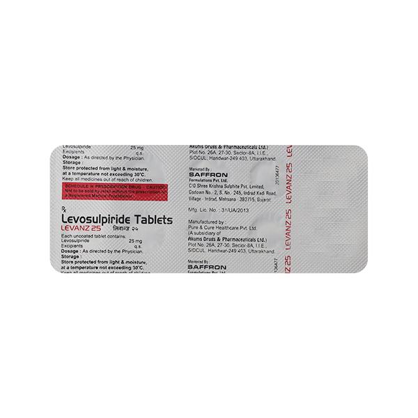 Levanz 25mg Tablet 10'S