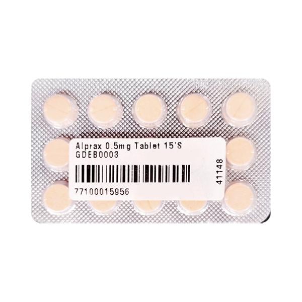 Alprax 0.5mg Tablet 15'S