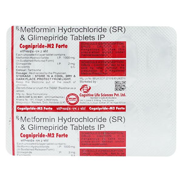 COGNIPRIDE M FORTE 2mg Tablet 10's