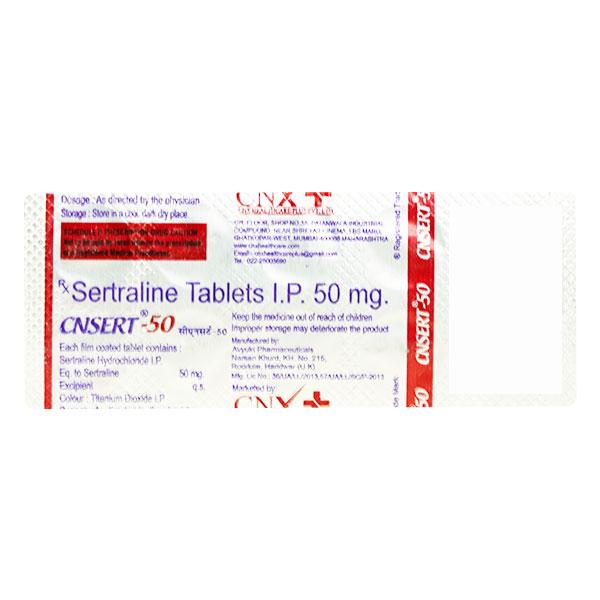 CNSERT 50mg Tablet 10's