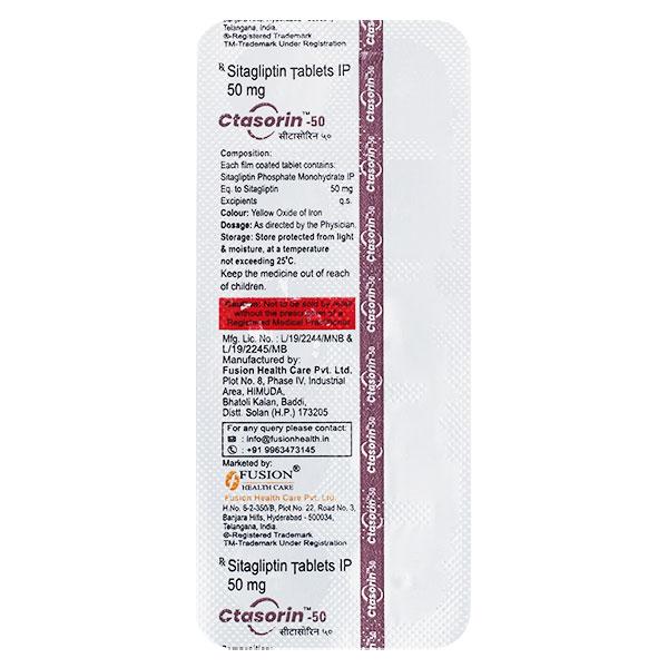 CTASORIN 50 Tablet 10's