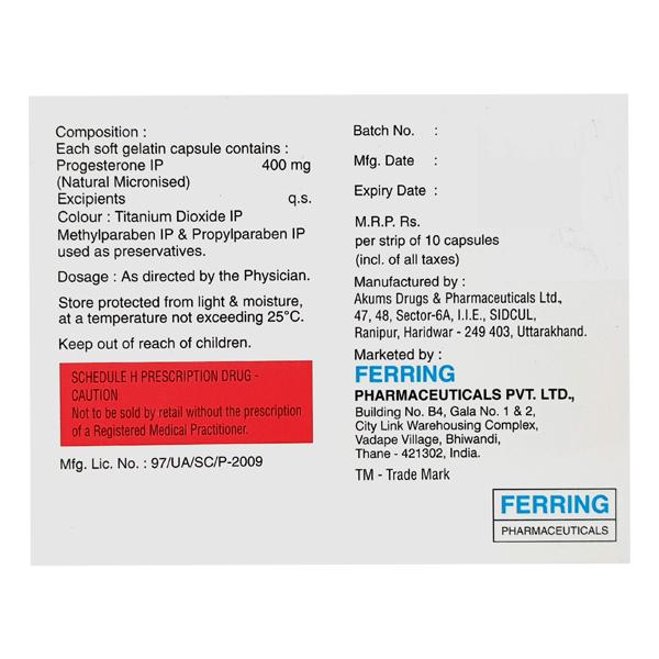 Gestone 400mg Capsule 10'S