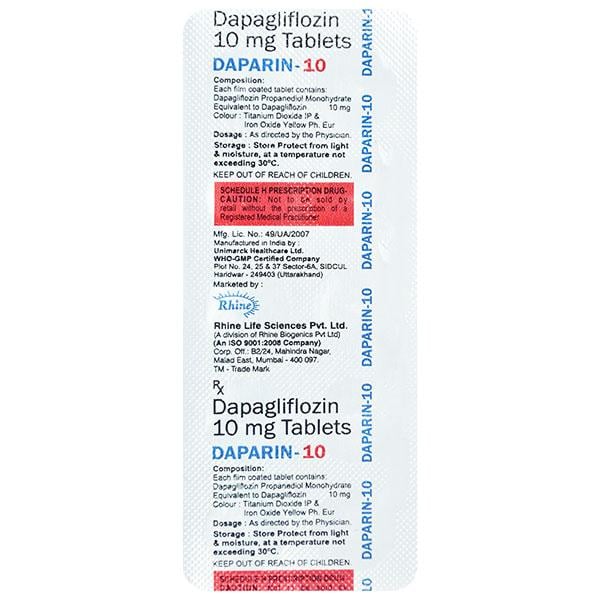 DAPARIN 10 Tablet 10's