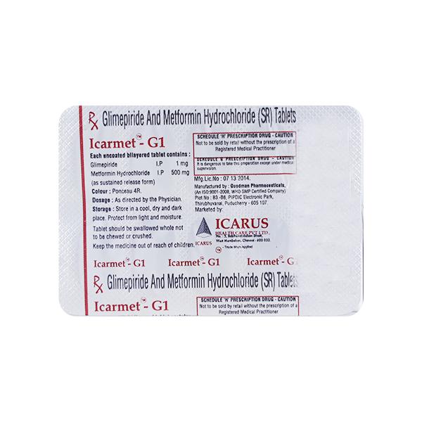ICARMET G1 Tablet 10's