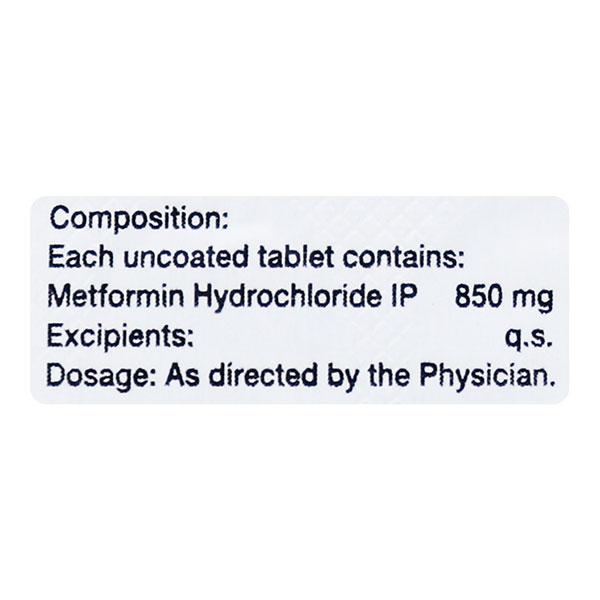 Bigomet 850mg Tablet 10'S