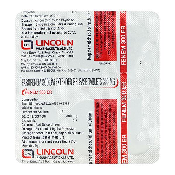 FENEM ER 300mg Tablet 6's