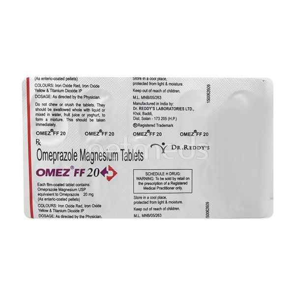 Omez FF 20mg Tablet 10'S