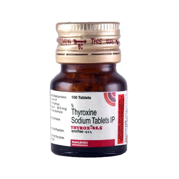Thyrox 62.5Mcg Tablet 100's