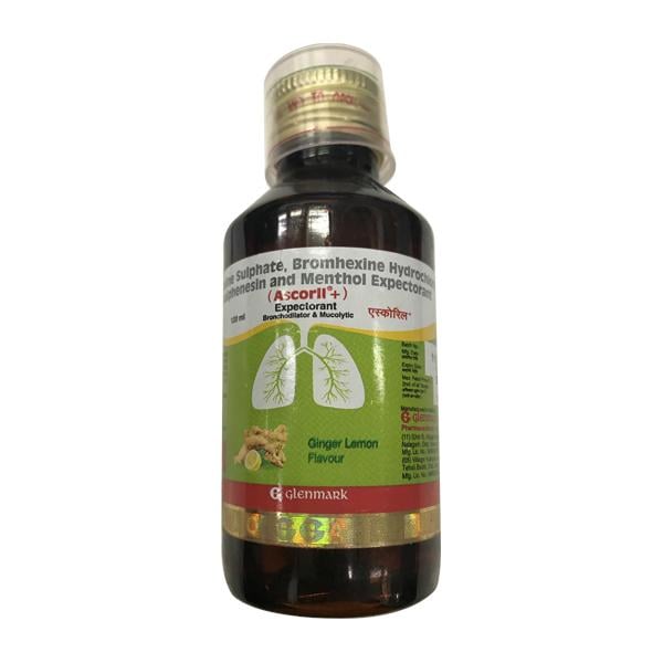 ASCORIL + GINGER LEMON FLAVOUR Expectorant 120ml