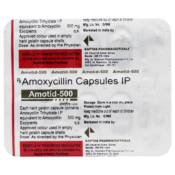 AMOTID 500 Capsule 10's