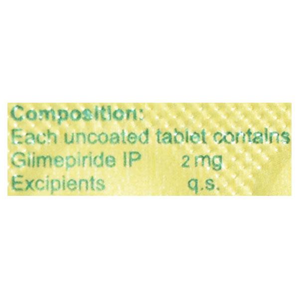 Glusens 2mg Tablet 10'S