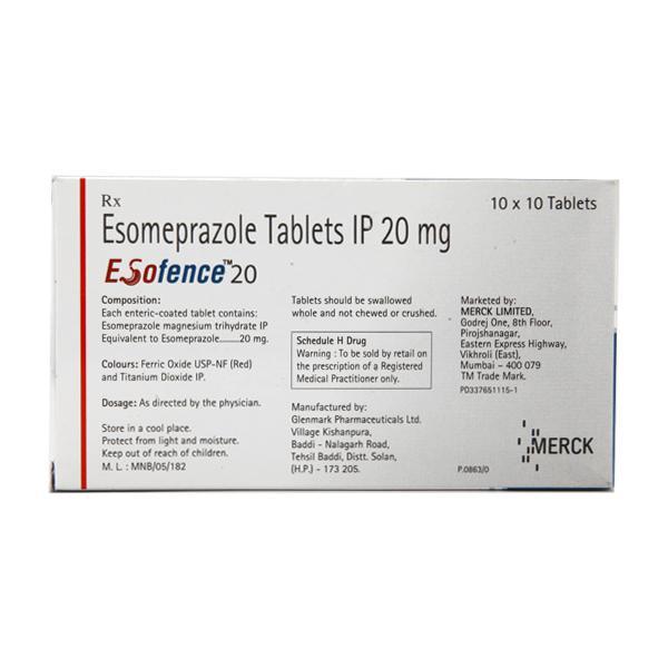 Esofence 20mg Tablet 10'S