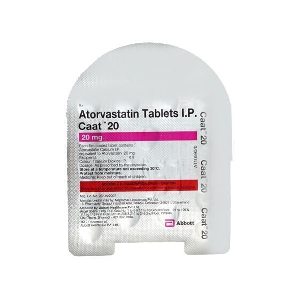 Caat 20mg Tablet 15'S - Global Surgicals