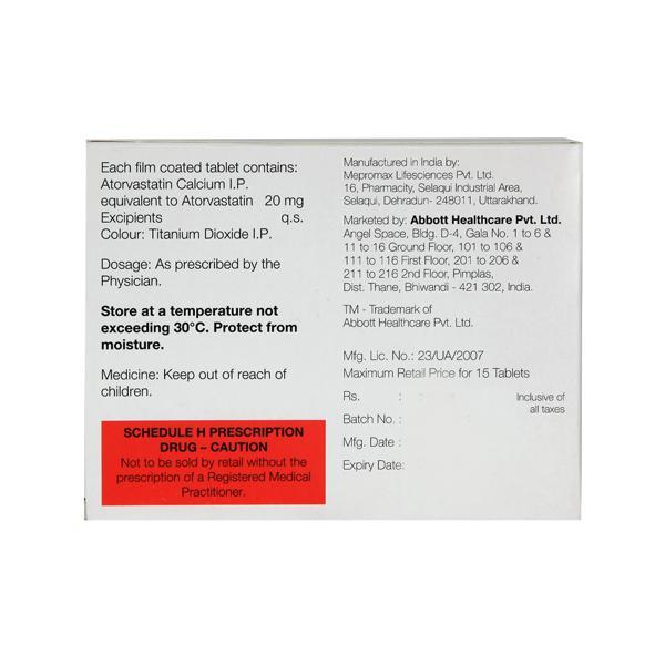 Caat 20mg Tablet 15'S - Global Surgicals
