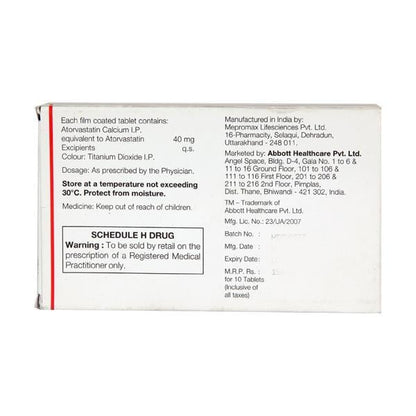 Caat 40mg Tablet 10'S - Global Surgicals