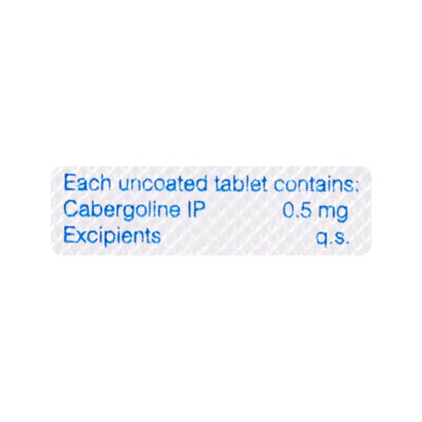 Caberlin 0.5mg Tablet 4'S - Global Surgicals