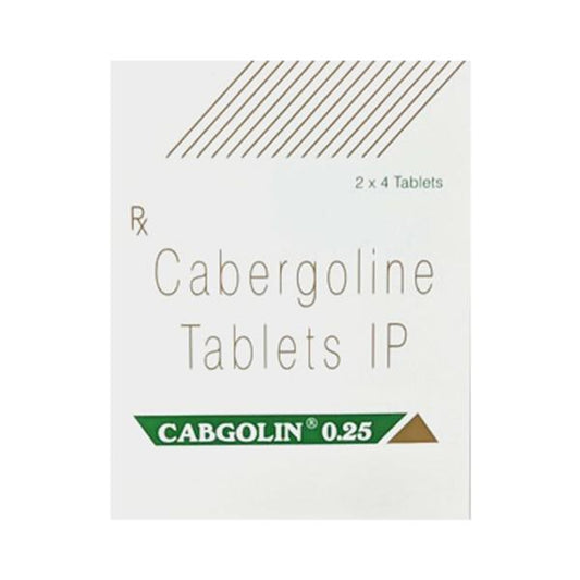 Cabgolin 0.25mg Tablet 4'S - Global Surgicals