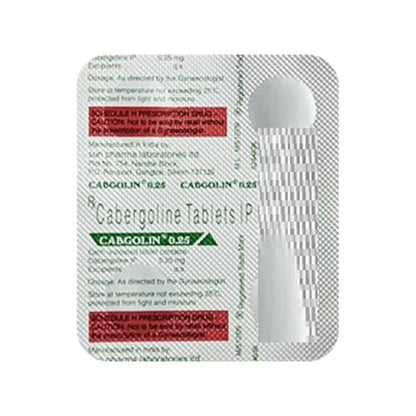 Cabgolin 0.25mg Tablet 4'S - Global Surgicals