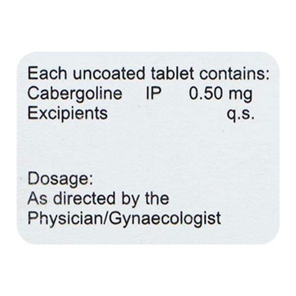 Cabliz 0.5mg Tablet 2'S - Global Surgicals