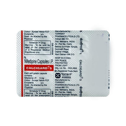 Calcigard 5mg Capsule 10'S - Global Surgicals