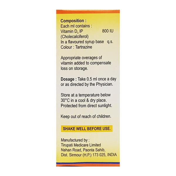 Calcirol 800IU Drops 15ml - Global Surgicals