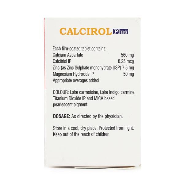 Calcirol Plus Tablet 10'S - Global Surgicals
