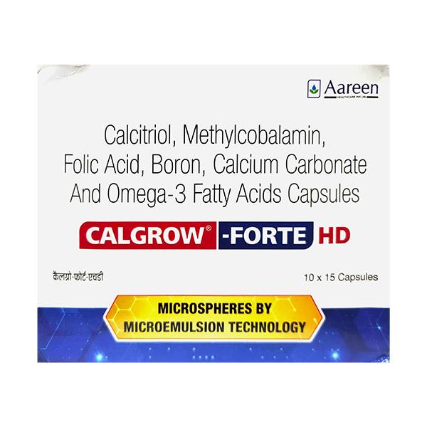 CALGROW FORTE HD Capsule 15's - Global Surgicals