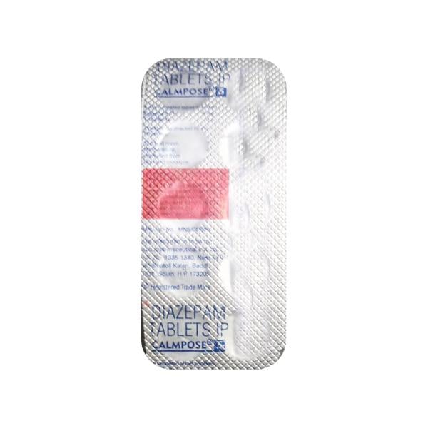 Calmpose 5mg Tablet 10'S - Global Surgicals